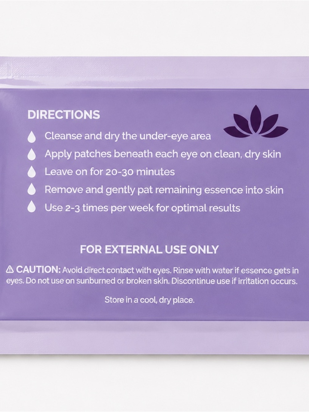 évedia Vitality Eye Patches - Pink Lilac Calming Pair set of 10 twilight - Picture 3 of 4